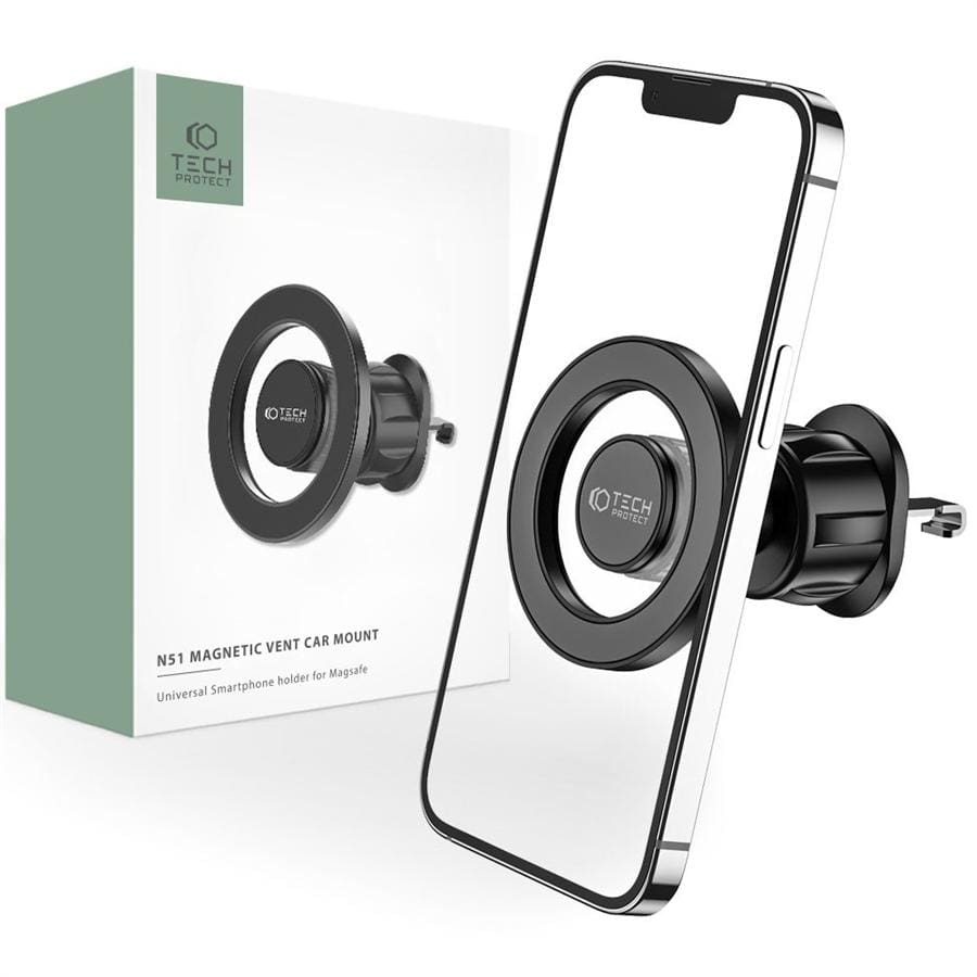 Tech-Protect n51 Magnetic MagSafe Vent Car Mount Black