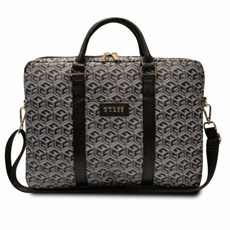 Guess PU G Cube Computer Bag Black Notebook 15/16" Tok