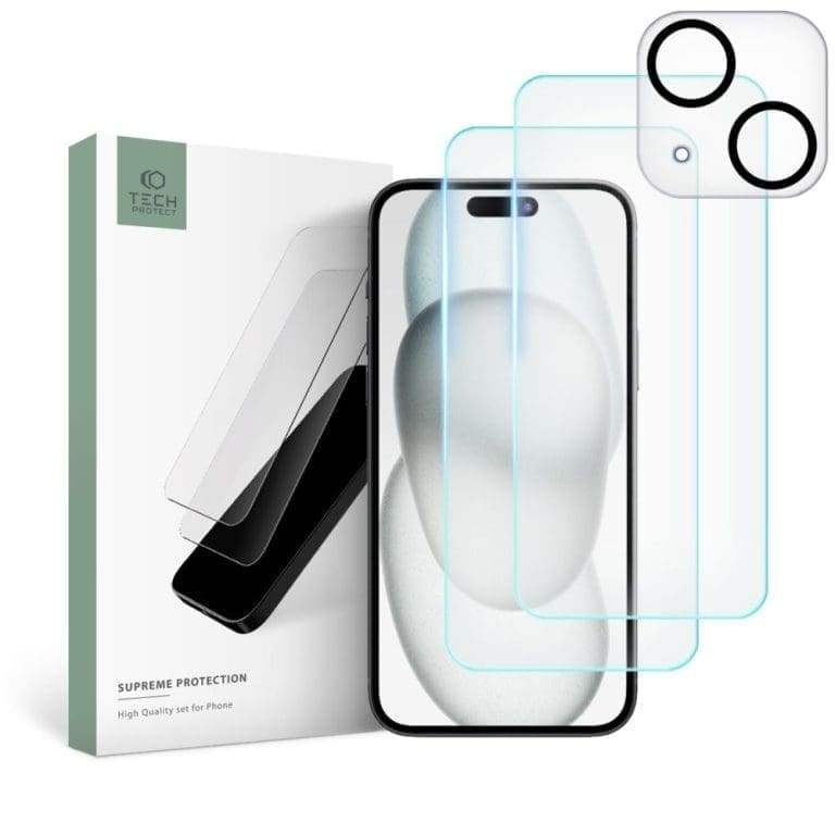 Tech-Protect Supreme Set Clear iPhone 15