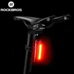 Rockbros A54Bk Rear Bike Light + Micro Usb Usb-A Cable Black