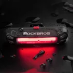Rockbros A54Bk Rear Bike Light + Micro Usb Usb-A Cable Black