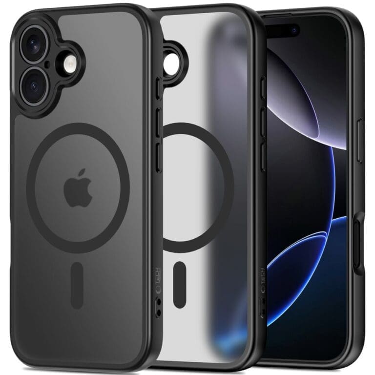 Tech-Protect Basicmag MagSafe Matte Black iPhone 17 Tok