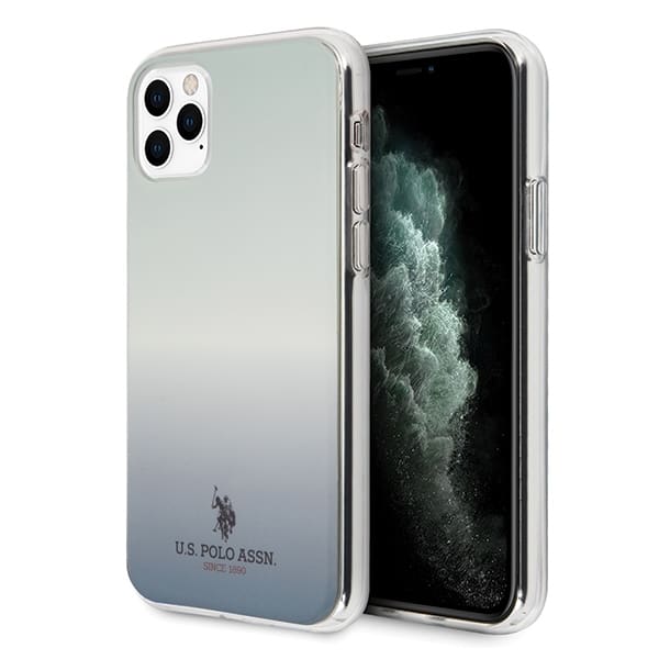 US Polo USHCN65TRDGLB Blue Gradient Pattern Collection iPhone 11 Pro Max Tok