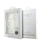 Guess IML Glitter Script Strap MagSafe Transparent iPhone 17 Pro Max Tok